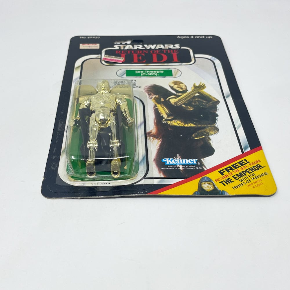 Vintage Kenner Star Wars MOC C-3PO Removable Limbs ROTJ 65C-back  - Mint on Card