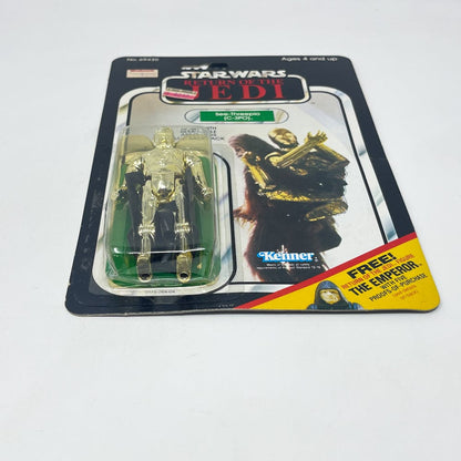 Vintage Kenner Star Wars MOC C-3PO Removable Limbs ROTJ 65C-back  - Mint on Card