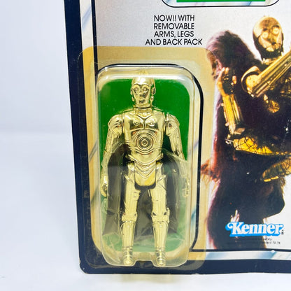 Vintage Kenner Star Wars MOC C-3PO Removable Limbs ROTJ 77A-back  - Mint on Card