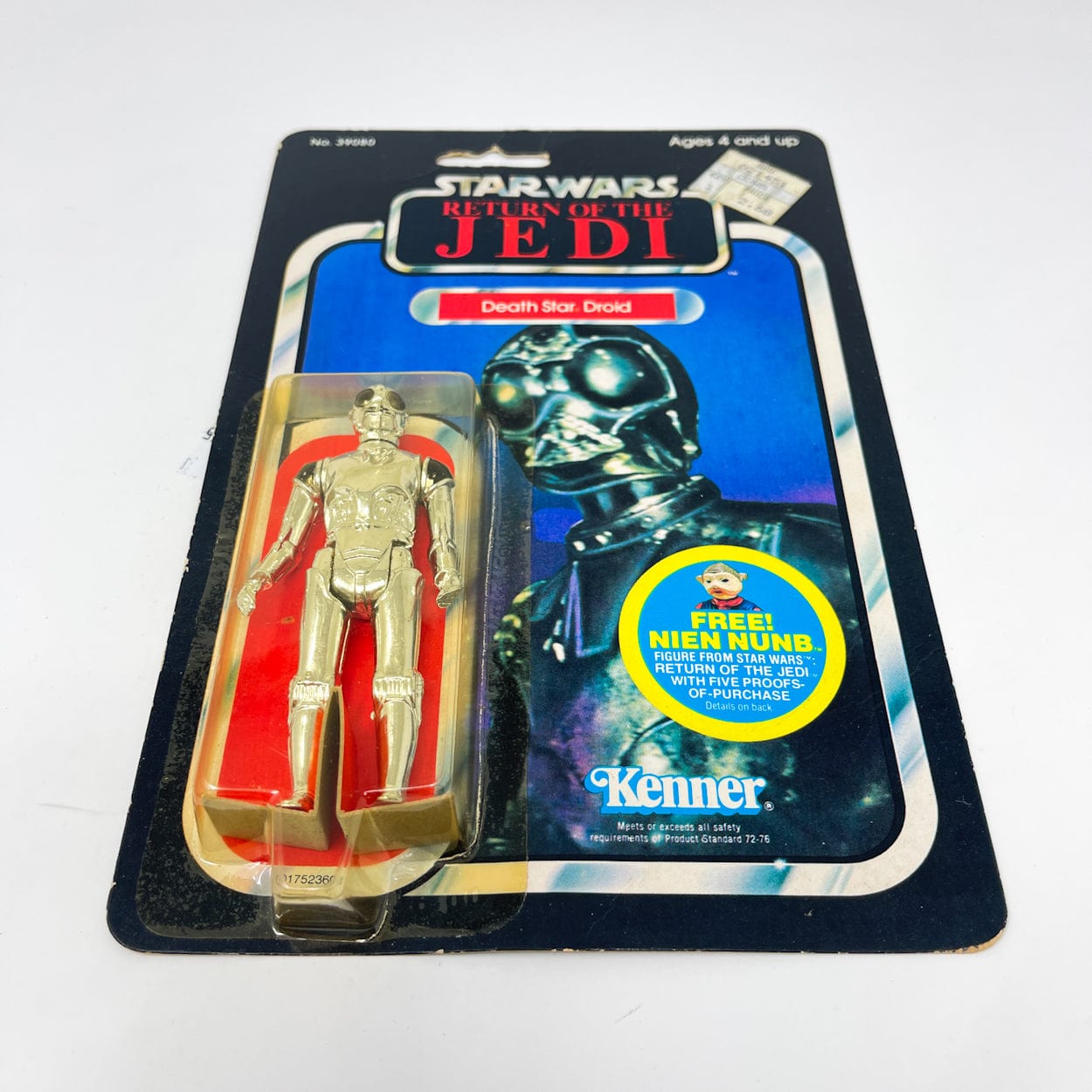 Vintage Kenner Star Wars MOC Death Star Droid ROTJ 48D-back - Mint on Card