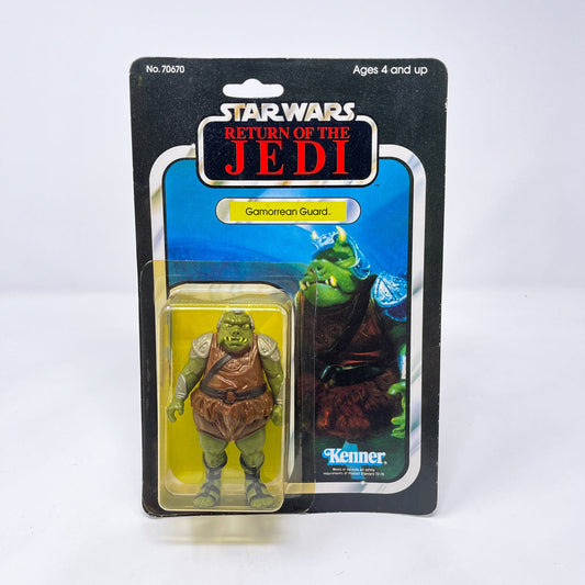 Vintage Kenner Star Wars MOC Gamorrean Guard ROTJ 65A - Mint on Card
