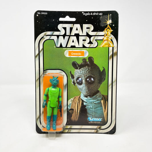 Vintage Kenner Star Wars MOC Greedo 21A-back - Mint on Card