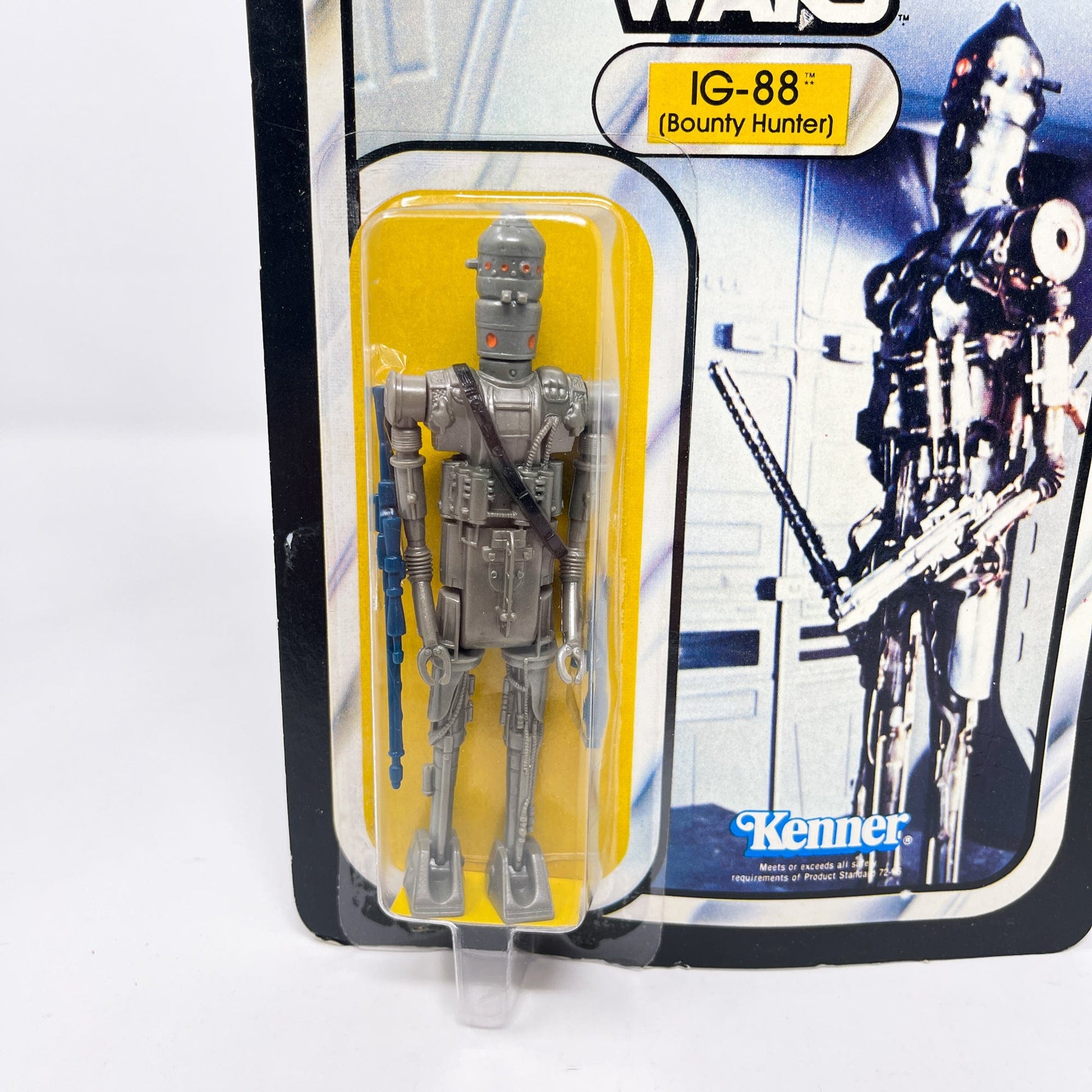 Vintage Kenner Star Wars MOC IG-88 ESB 31A-back  - Mint on Card