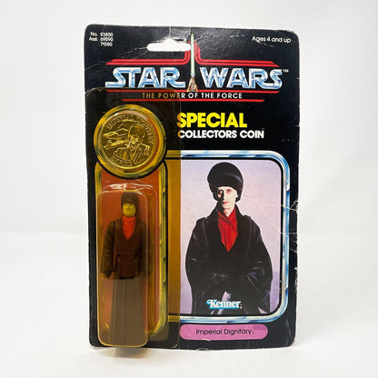 Vintage Kenner Star Wars MOC Imperial Dignitary POTF 92A Back - Mint on Card