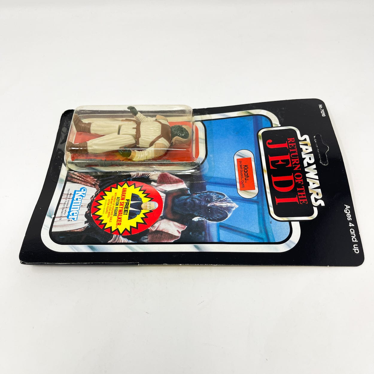 Vintage Kenner Star Wars MOC Klaatu Skiff Guard ROTJ 79B-back - Mint on Card