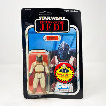 Vintage Kenner Star Wars MOC Klaatu Skiff Guard ROTJ 79B-back - Mint on Card