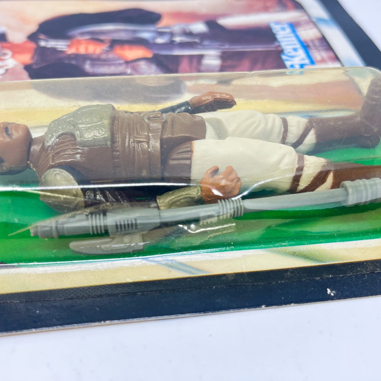 Vintage Kenner Star Wars MOC Lando Skiff Guard ROTJ 65B  - Mint on Card