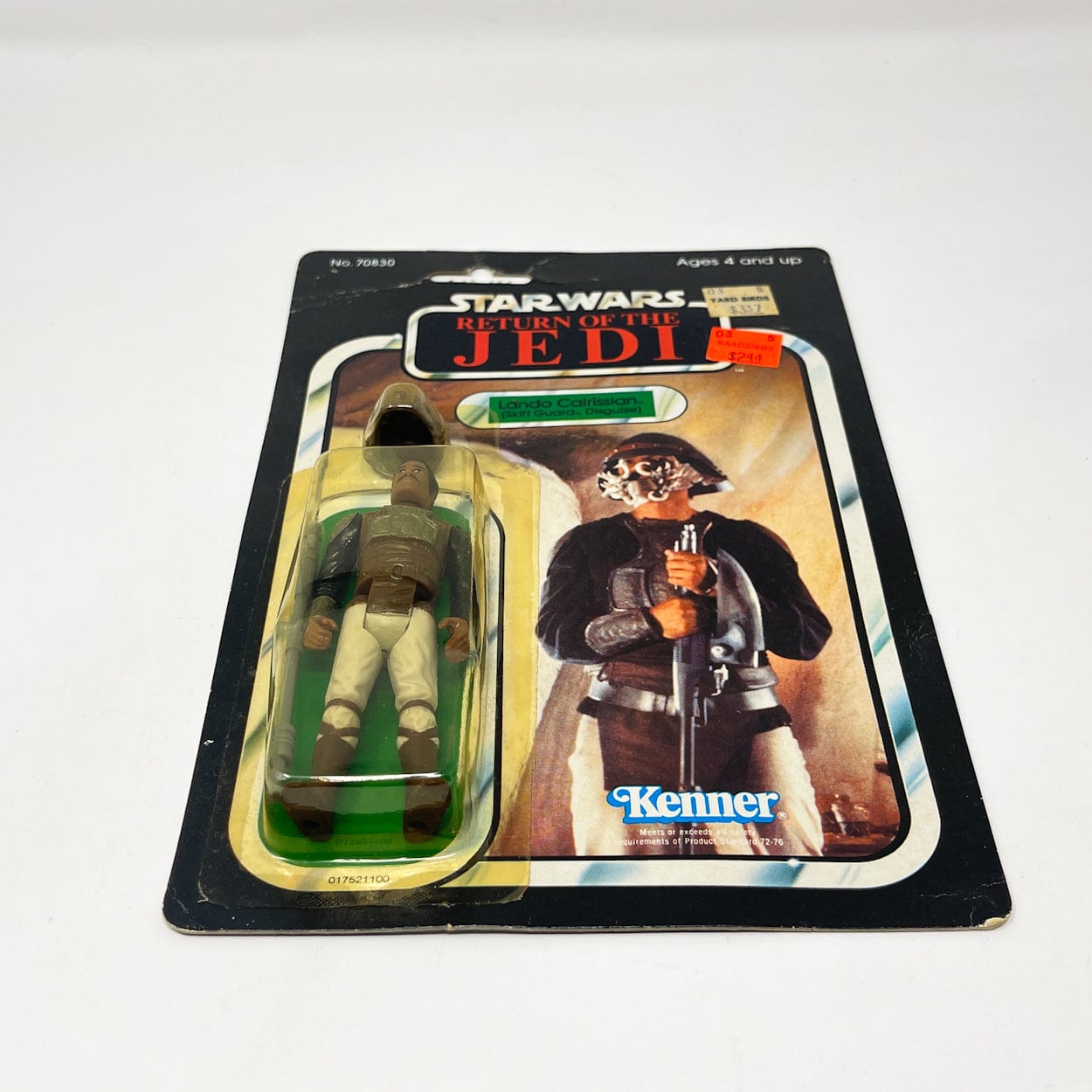 Vintage Kenner Star Wars MOC Lando Skiff Guard ROTJ 65B  - Mint on Card