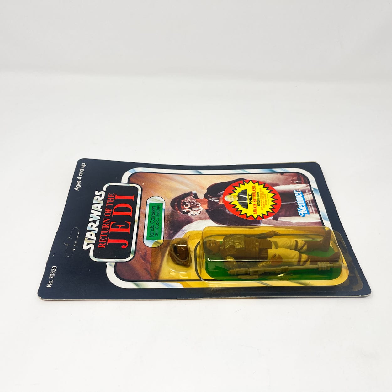 Vintage Kenner Star Wars MOC Lando Skiff Guard ROTJ 77B - Mint on Card