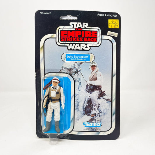 Vintage Kenner Star Wars MOC Luke Hoth Battle Gear ESB 48A-back - Mint on Card