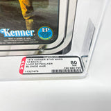 Vintage Kenner Star Wars MOC Luke Skywalker 12C-back - AFA 80 Mint on Card