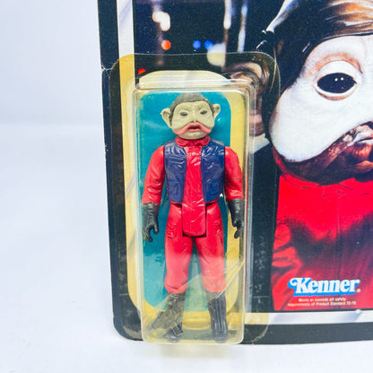 Vintage Kenner Star Wars MOC Nien Nunb ROTJ 65A-back - Mint on Card Vintage Star Wars Figure