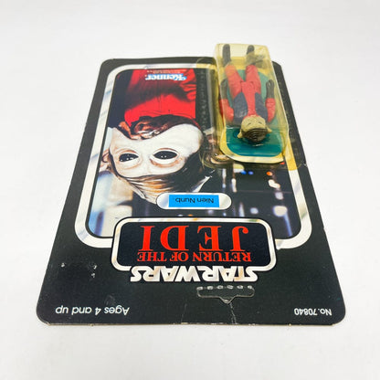 Vintage Kenner Star Wars MOC Nien Nunb ROTJ 65A-back - Mint on Card Vintage Star Wars Figure