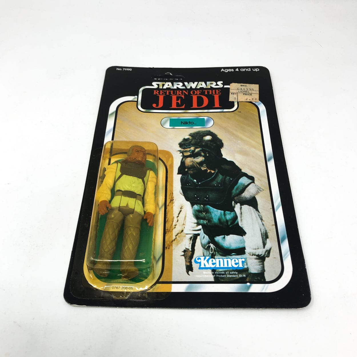 Vintage Kenner Star Wars MOC Nikto ROTJ 77-back - Mint on Card