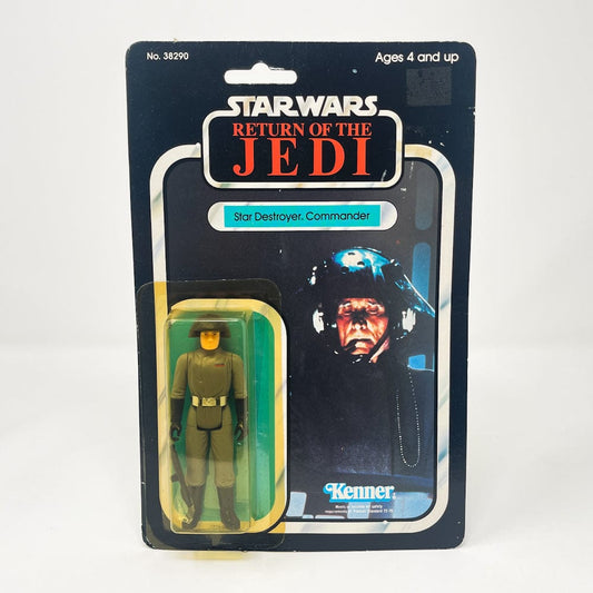 Vintage Kenner Star Wars MOC Star Destroyer Commander  ROTJ 77A-back  - Mint on Card