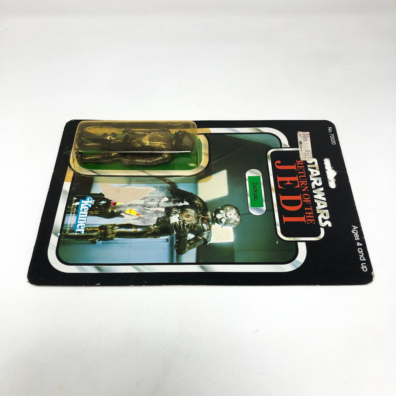 Vintage Kenner Star Wars MOC Zuckuss ROTJ 77B - Mint on Card