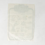 Vintage Kenner Star Wars Paper ESB Survival Kit (Mail-Away) Instructions