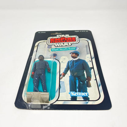 Vintage Kenner Star Wars Toy Bespin Guard (Black) 48A Back - Mint on Card