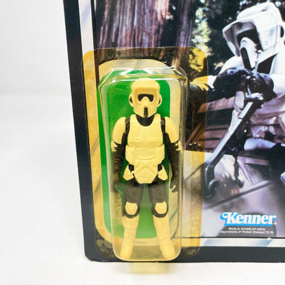 Vintage Kenner Star Wars Toy Biker Scout ROTJ 65B - Mint on Card Star Wars Vintage Figure