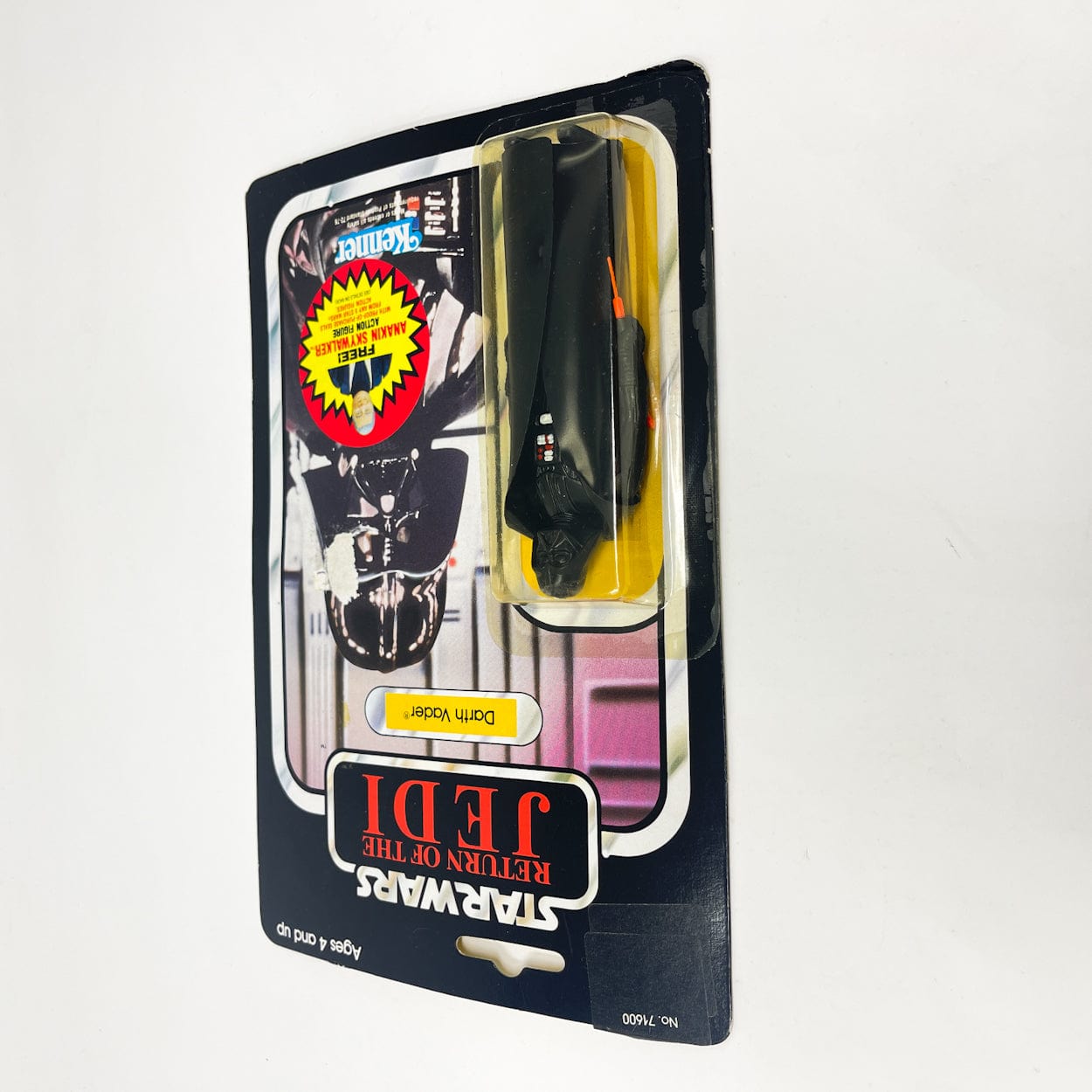 Vintage Kenner Star Wars Toy Darth Vader ROTJ 79B-Back Kenner - Mint on Card