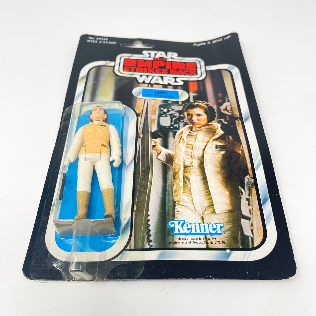 Vintage Kenner Star Wars Toy Leia Hoth ESB 41D-back - Mint on Card