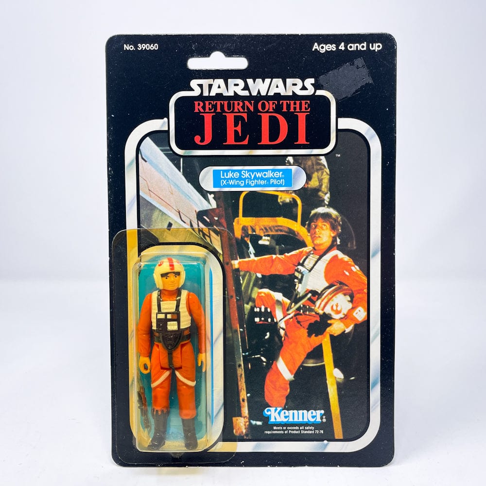 Vintage Kenner Star Wars Toy Luke Skywalker X-Wing Pilot ROTJ 77A - Mint on Card Star Wars Vintage Figure