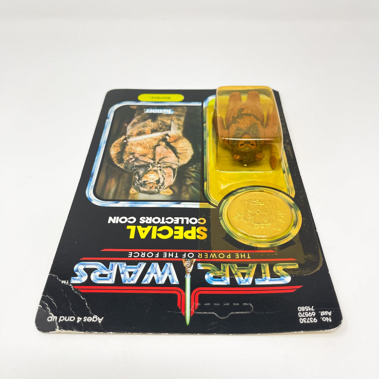 Vintage Kenner Star Wars Toy Romba POTF 92-back  - Mint on Card