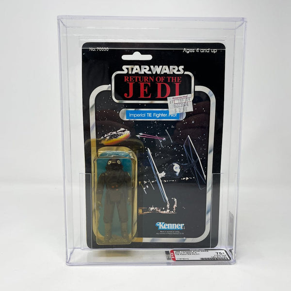 スターウォーズ ROTJ 77 BACK Vintage Star Wars TIE Fighter Pilot ROTJ 77 Back - Mint on Card