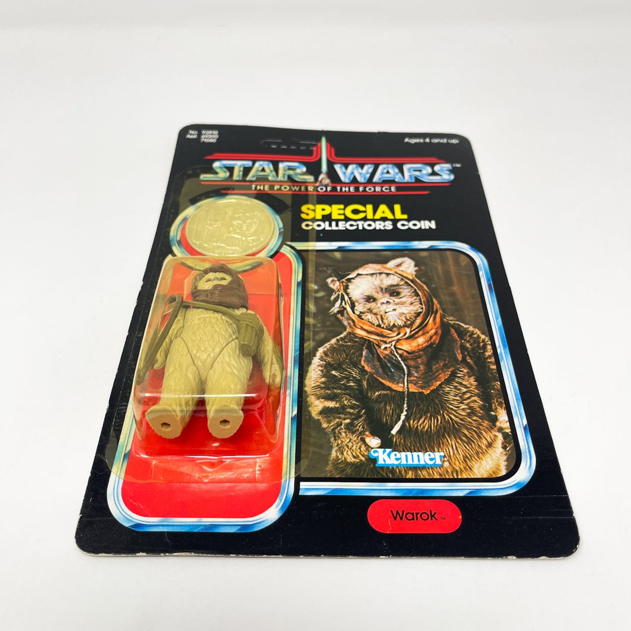 Vintage Kenner Star Wars Toy Warok POTF 92-Back MOC