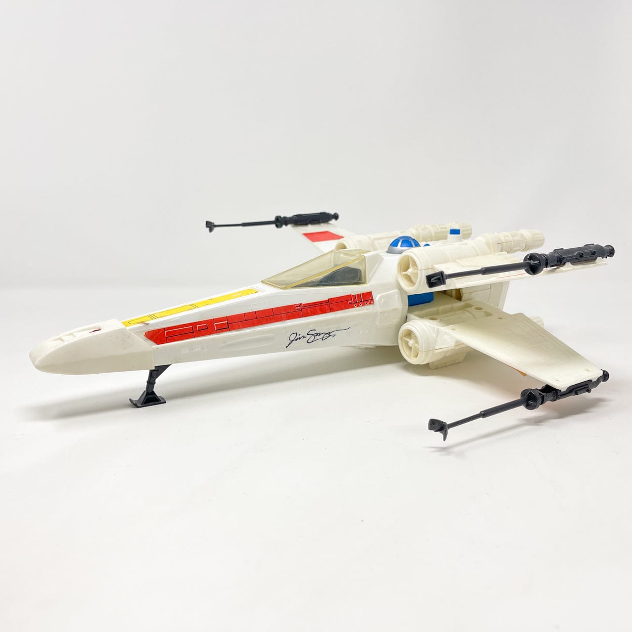 Vintage Kenner Star Wars Vehicle Jim Swearingen Autographed X-Wing