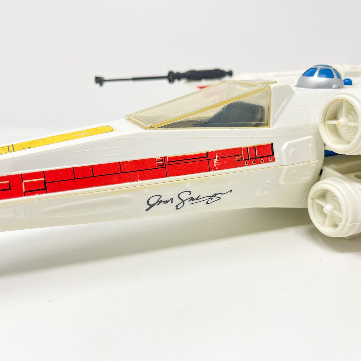 Vintage Kenner Star Wars Vehicle Jim Swearingen Autographed X-Wing