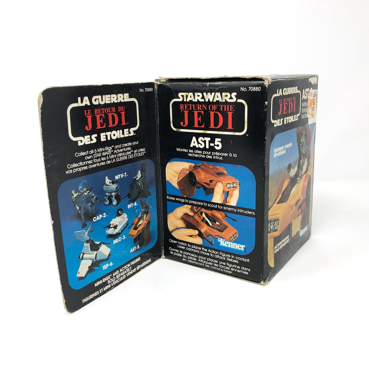 Vintage Kenner Star Wars Vehicle Mini-Rig AST-5 Canadian ROTJ Box