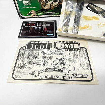 Vintage Kenner Star Wars Vehicle Speeder Bike - Complete in Canadian ROTJ Box