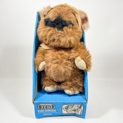 Vintage Star Wars Plush Stuffed Wicket the Ewok Kenner Mint in Box