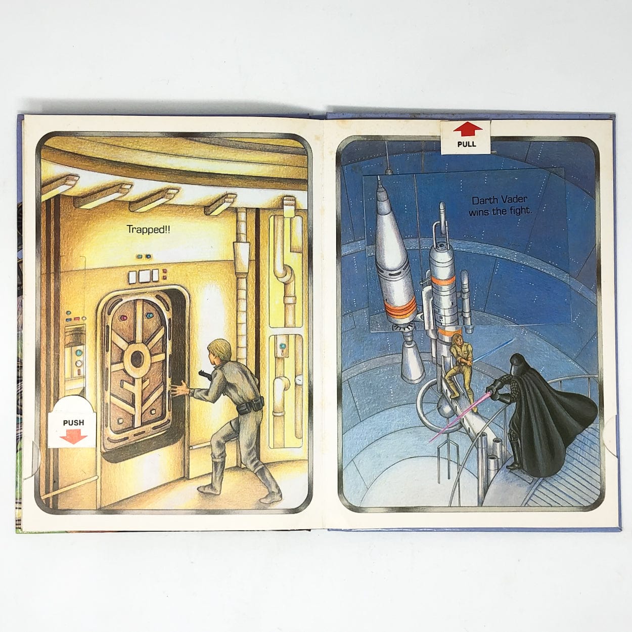 Vintage Random House Star Wars Non-Toy Empire Strikes Back Pop-Up Book