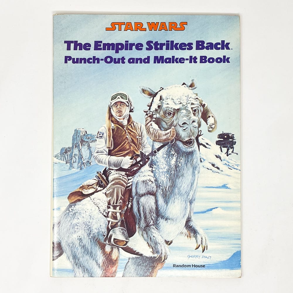 Vintage Random House Star Wars Non-Toy Empire Strikes Back Punch-Out and Make-It Book