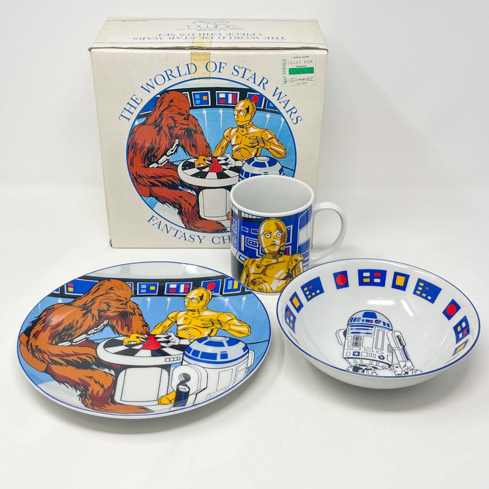 Vintage Sigma Star Wars Non-Toy Sigma Fantasy Child Set - Plate, Bowl & Mug