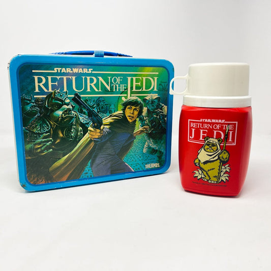 Vintage Thermos Star Wars Non-Toy Return of the Jedi Metal Lunchbox (1983)
