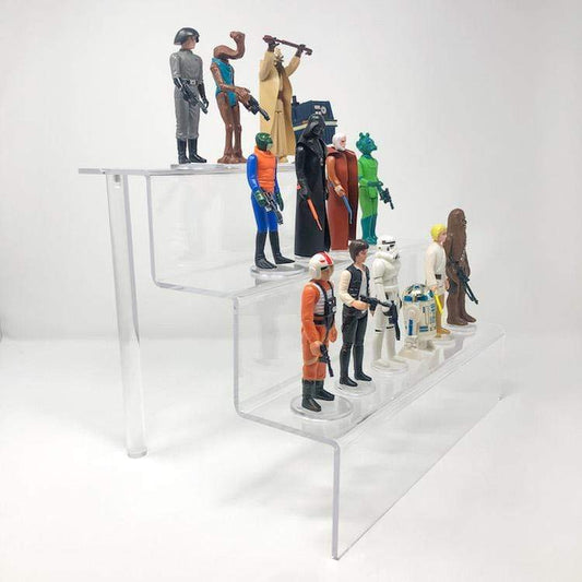 Vintage 4th Moon Toys Star Wars Supplies Acrylic 3-Step Display