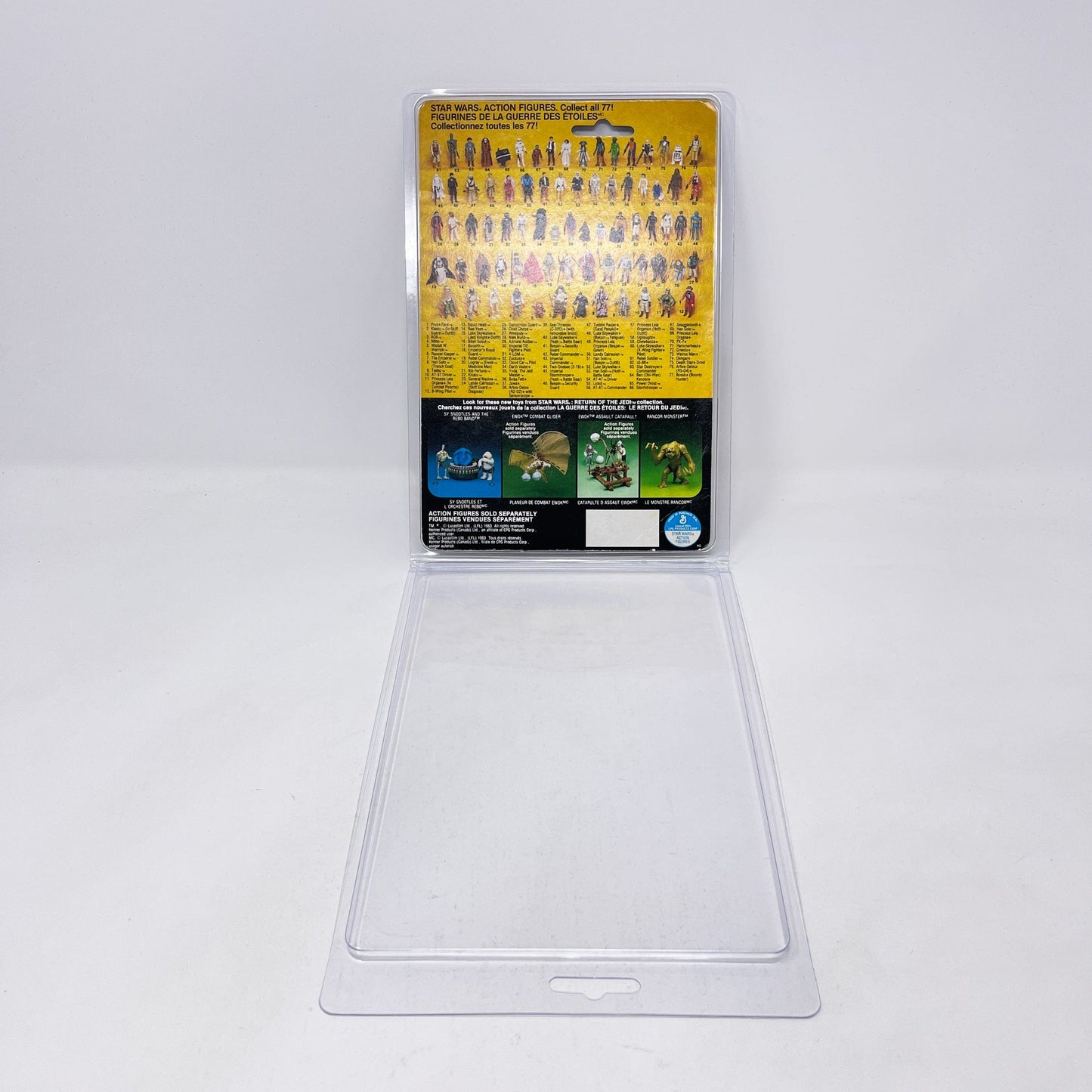Vintage 4th Moon Toys Star Wars Supplies Bubble Clamshell Cases for Loose Figure & Cardback