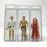 Vintage 4th Moon Toys Star Wars Supplies Loose Figure Clamshell Cases