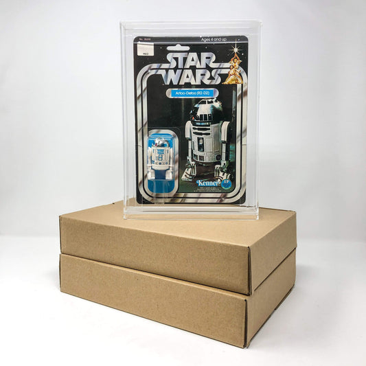 Vintage 4th Moon Toys Star Wars Supplies Mint on Card Acrylic Case for Vintage Star Wars Figure MOC
