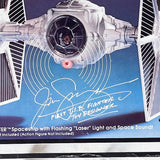 Vintage 4th Moon Toys Star Wars Swearingen Autographed TIE Fighter Box Front
