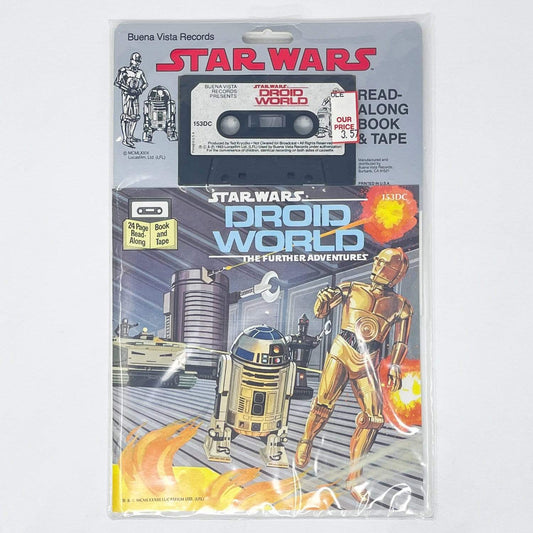 Vintage Buena Vista Star Wars Non-Toy Droid World Read-A-Long Book + Tape SEALED (1979)