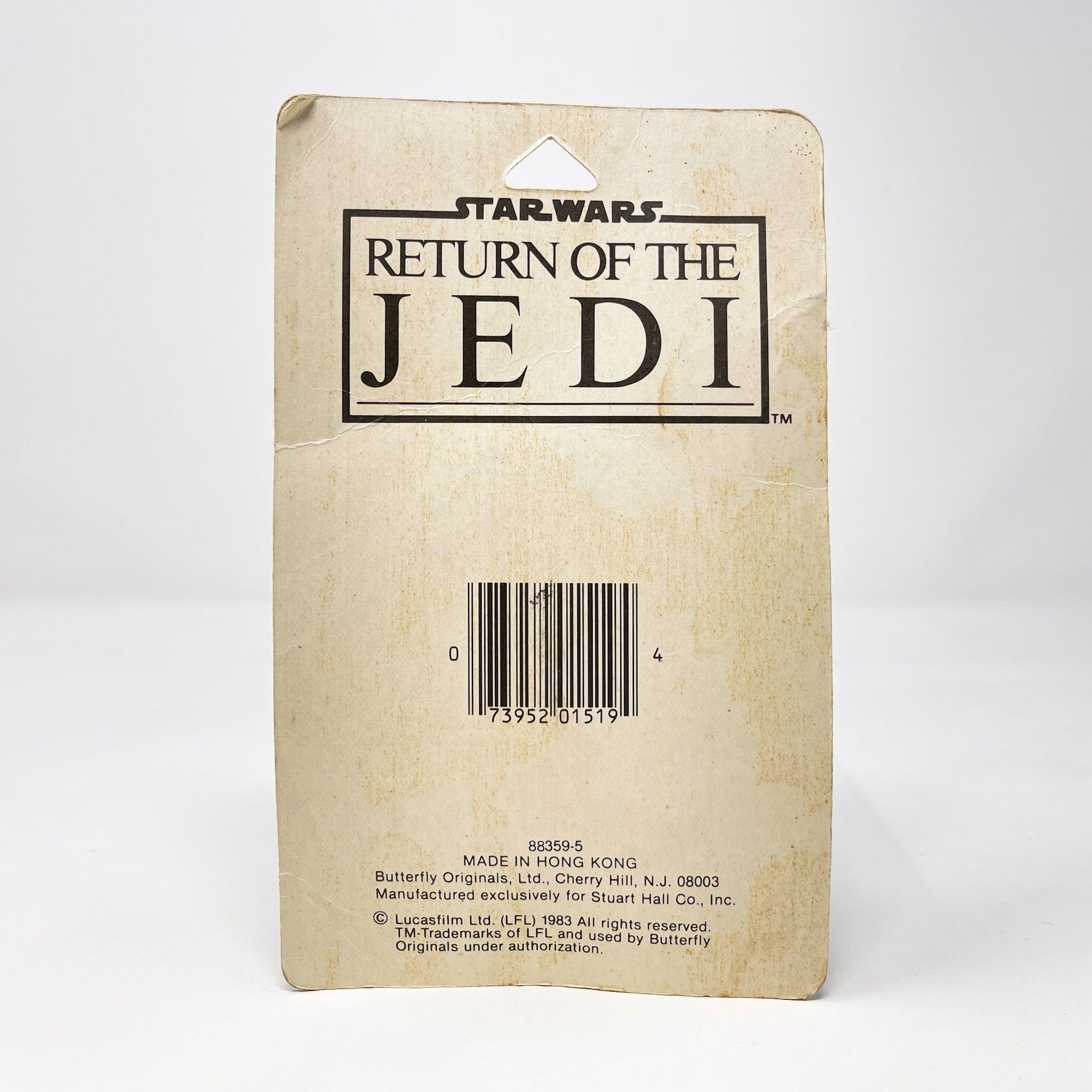 Vintage Butterfly Originals Star Wars Non-Toy R2-D2 Eraser - Sealed in Package (1983)