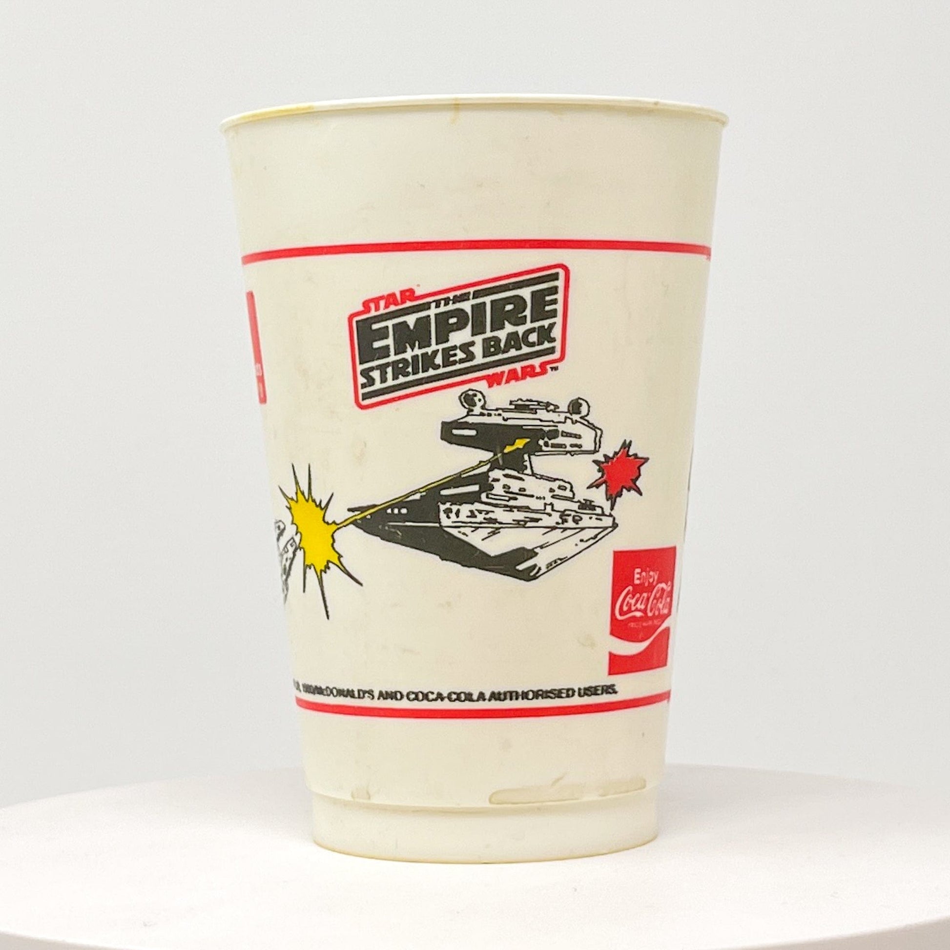Vintage Coca-Cola Star Wars Non-Toy Darth Vader McDonald's ESB Cup - Australia (1980)