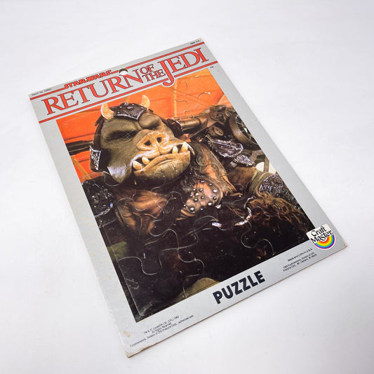 Vintage Craft Master Star Wars Non-Toy Gamorrean Guard ROTJ Puzzle - 1983
