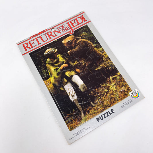 Vintage Craft Master Star Wars Non-Toy Leia & Wicket ROTJ Puzzle - 1983