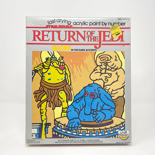 Vintage Craft Master Star Wars Non-Toy Rebo Band ROTJ Paint by Numbers - Sealed