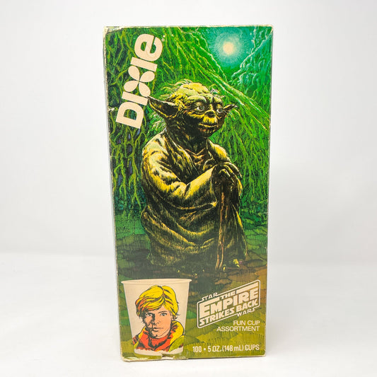 Vintage Dixie Cups Star Wars Non-Toy Dixie Cups Box - ESB Yoda (1980)